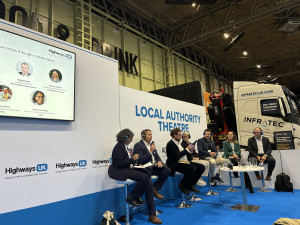 Nigel speaking at Highways UK panel